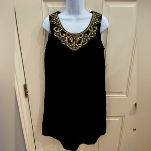 Gently worn Michael Kors beaded short linen shift